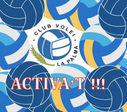 6 d'abril, Dia Mundial de l'Activitat Física 🏃🏻‍♀️🚴🏻🏐💙🖤🏐🤸🏽🤼‍♀️ - Club Volei La Palma