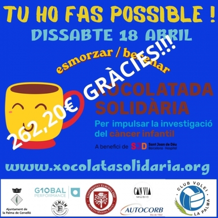 XOCOLATADA SOLIDÀRIA 2026 - Club Volei La Palma