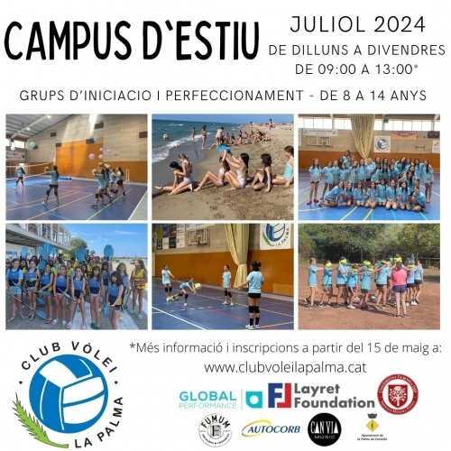 🏐⛱️🏐⛱️🏐 CAMPUS ESTIU 2024 🏐⛱️🏐⛱️🏐 - Club Volei La Palma