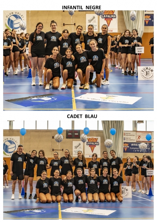 INFANTIL NEGRE   🏐 🏐   CADET BLAU - Club Volei La Palma