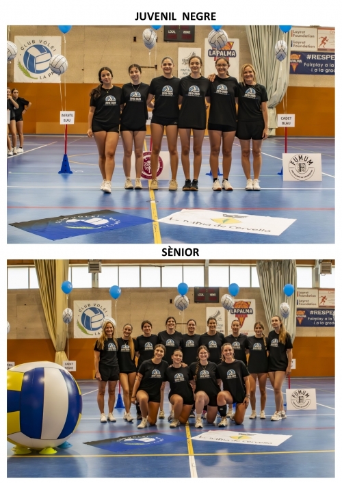 JUVENIL NEGRE   🏐 🏐   SÈNIOR - Club Volei La Palma